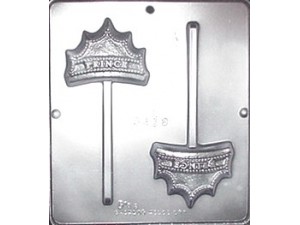 Prince Crown Chocolate Mould 2 Cavity